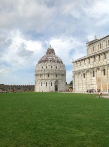 Pisa cathedral and baptistry exterior