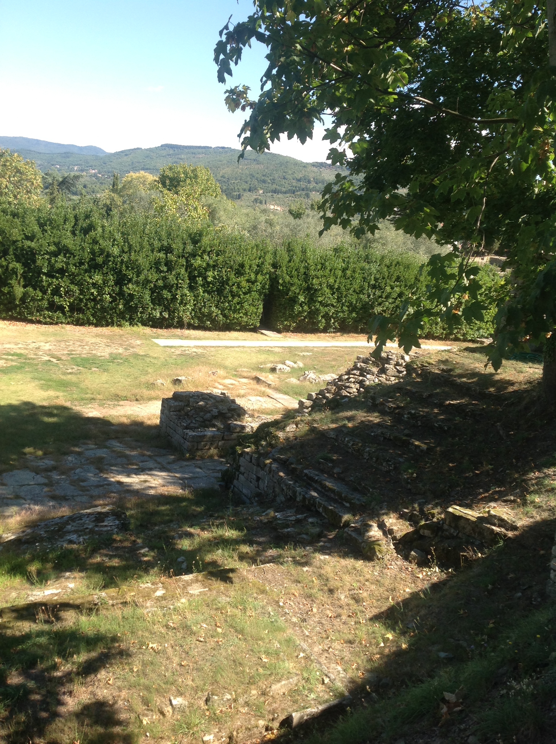 Fiesole ruins 2015