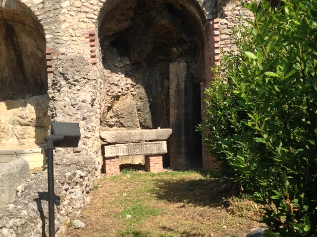 outside the Verona archaeological museum