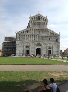exterior of the Pisa Cathedral