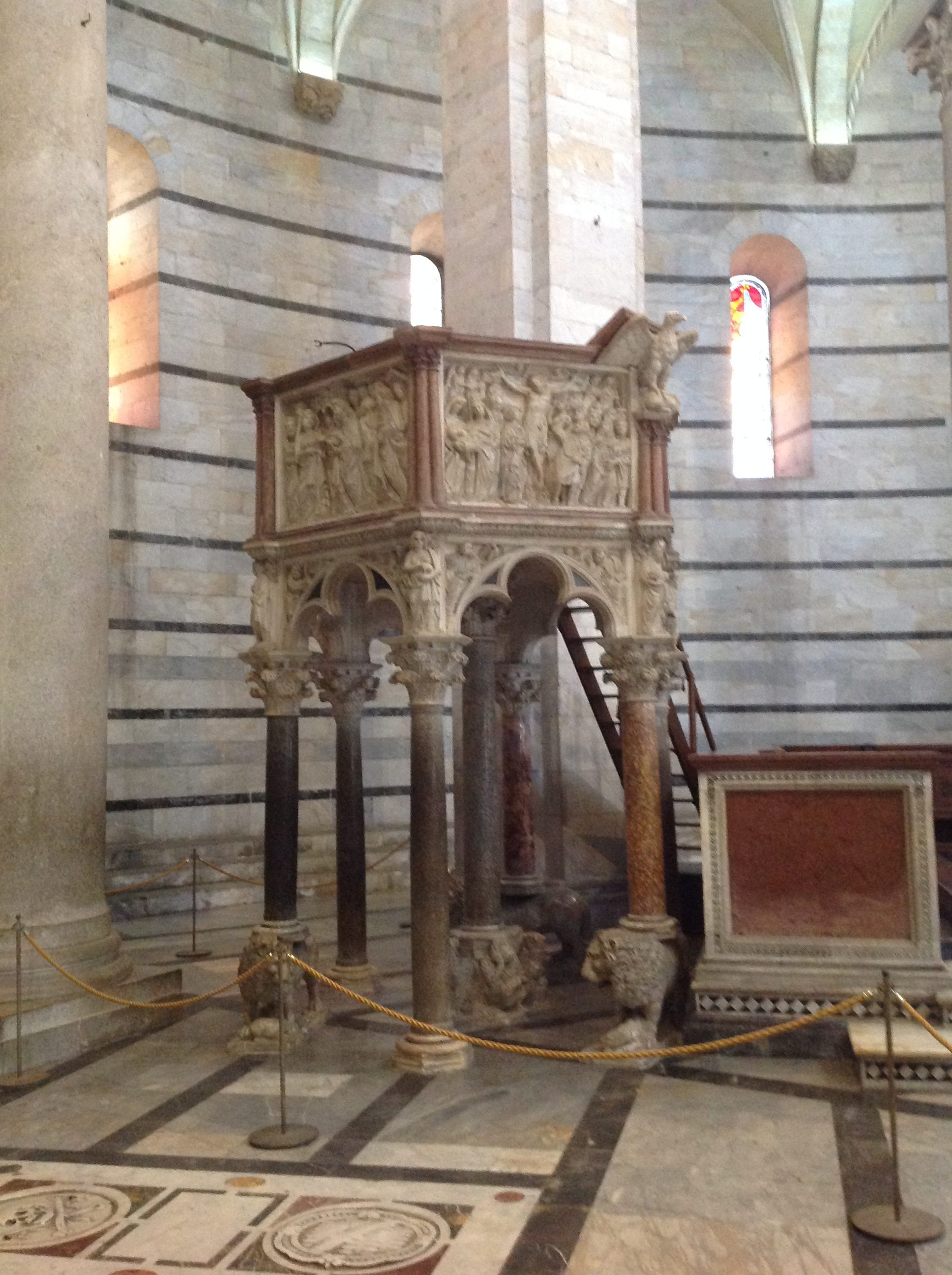 Pisa Baptistery interior