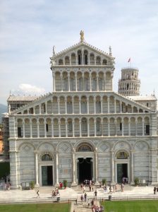 exterior of the Pisa Cathedral