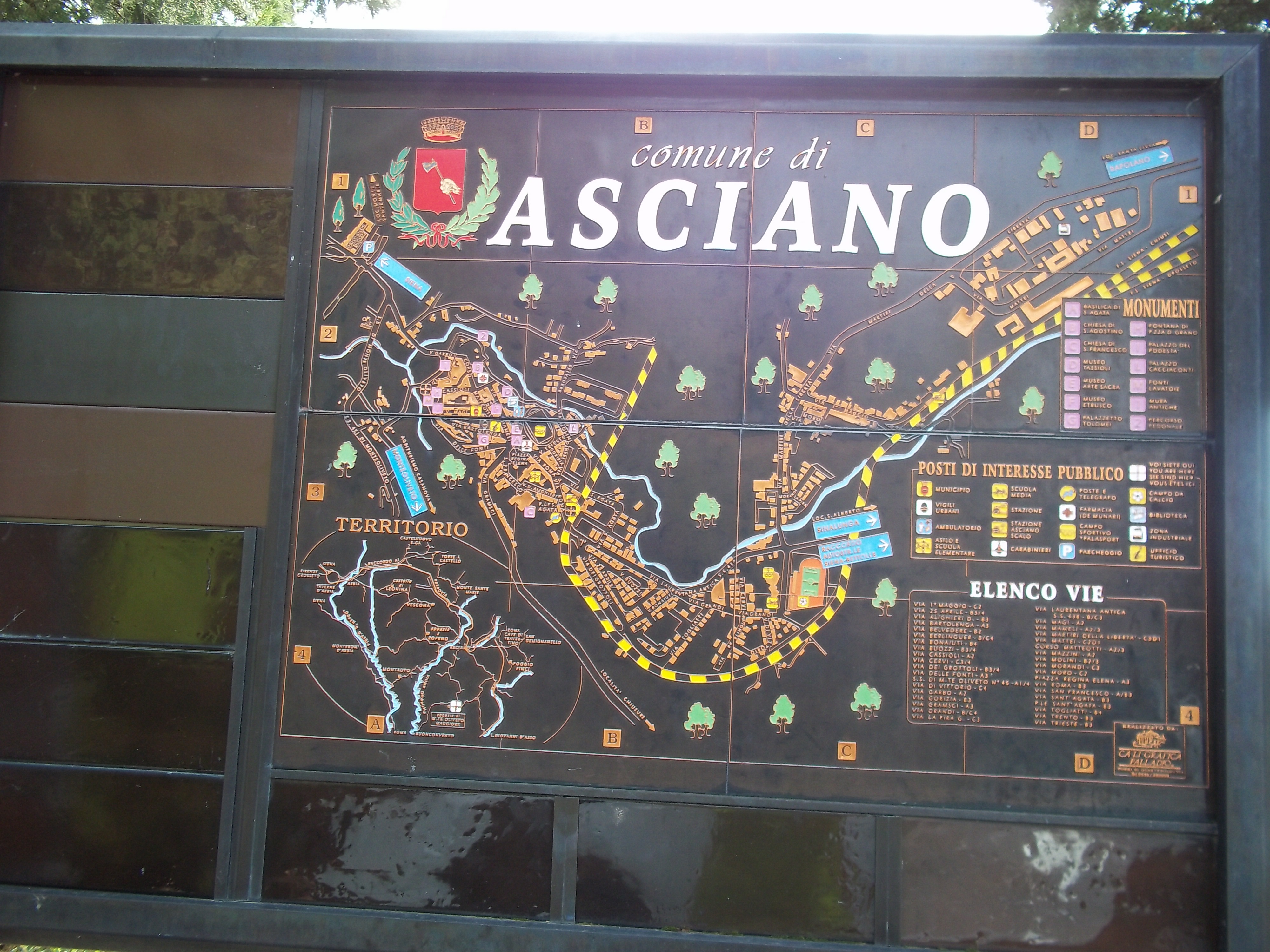 map of Asciano