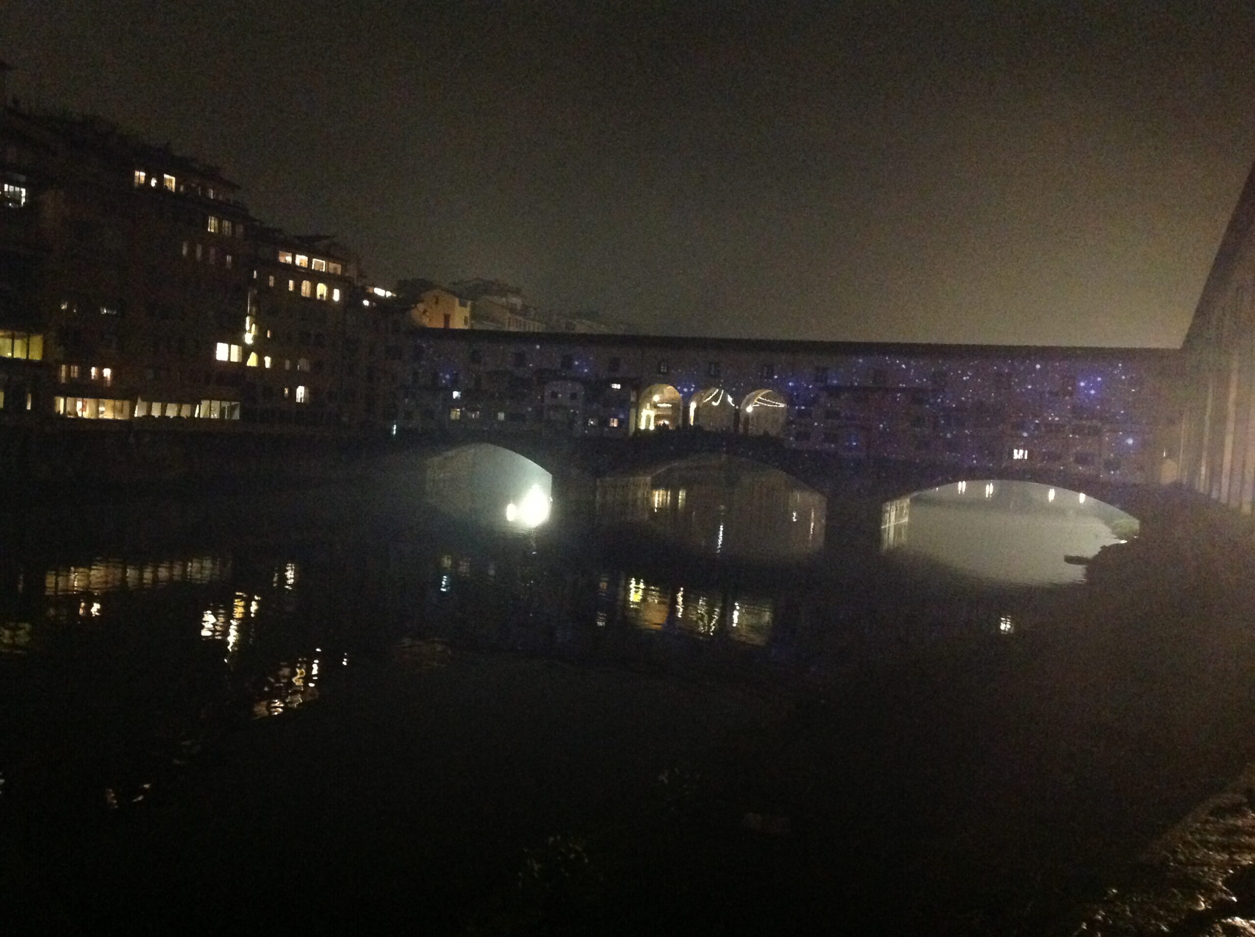 Ponte Vecchio light show 13