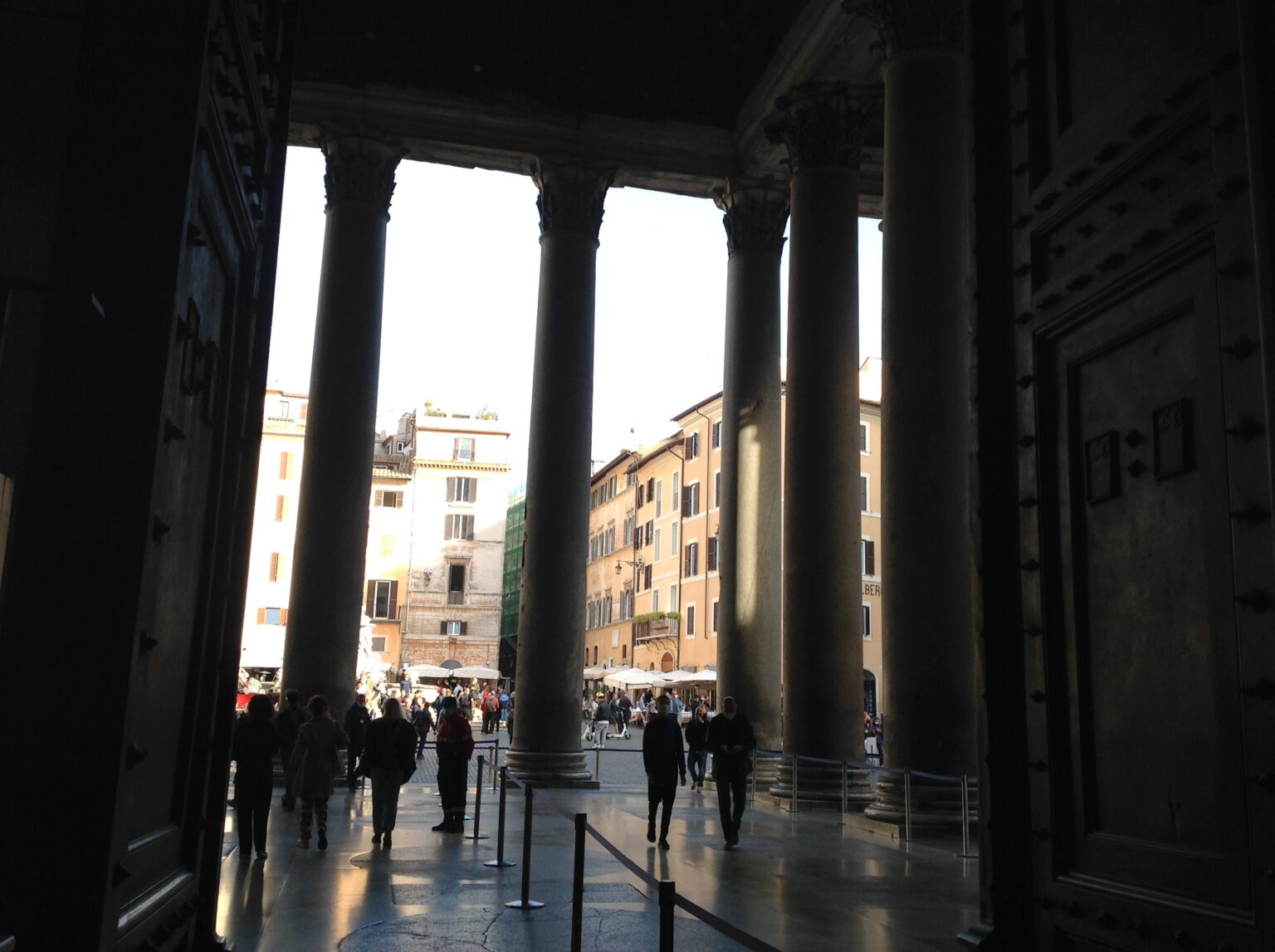 view of the Piazza della Rotunda