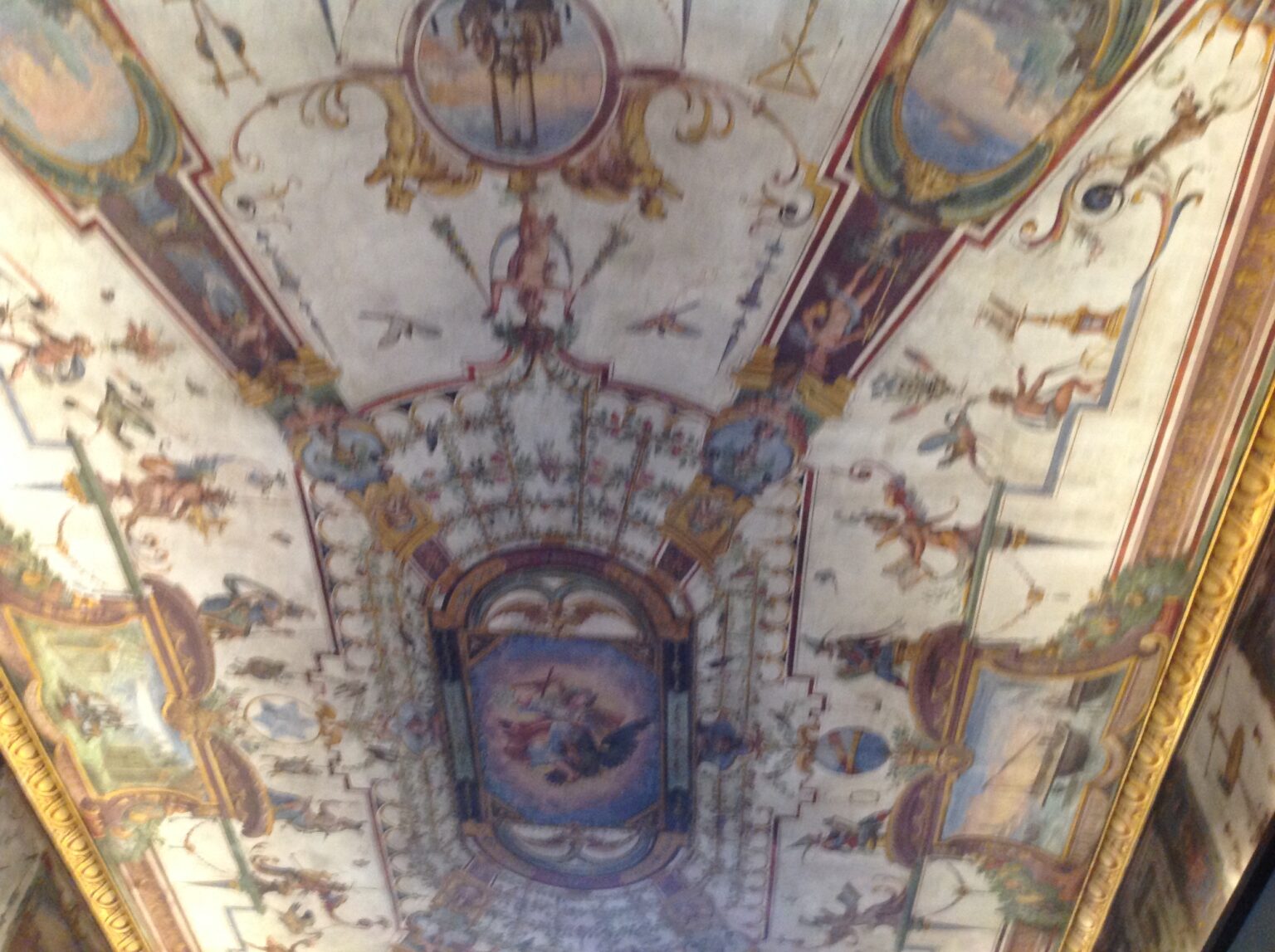 Ceilings of the Uffizi