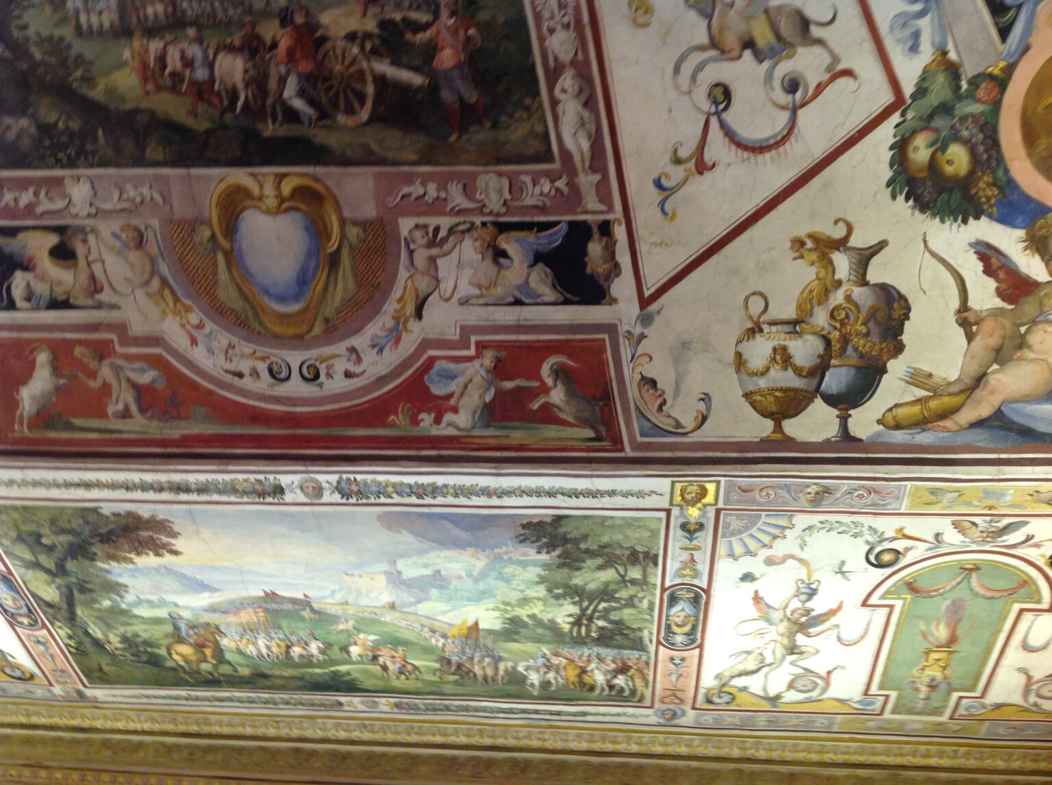 Ceilings of the Uffizi